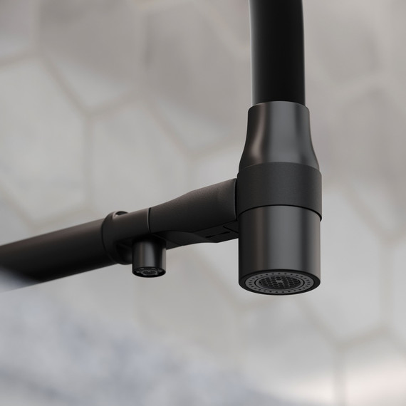 Смеситель для кухни Sancos Garda SC4009MB, чёрный матовый/чёрный - фото 6