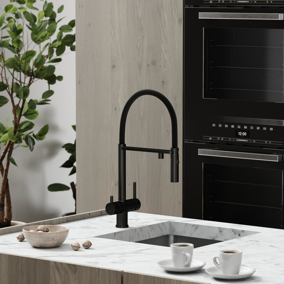 Смеситель для кухни Sancos Imola SC4010MB, чёрный матовый/чёрный - фото 2