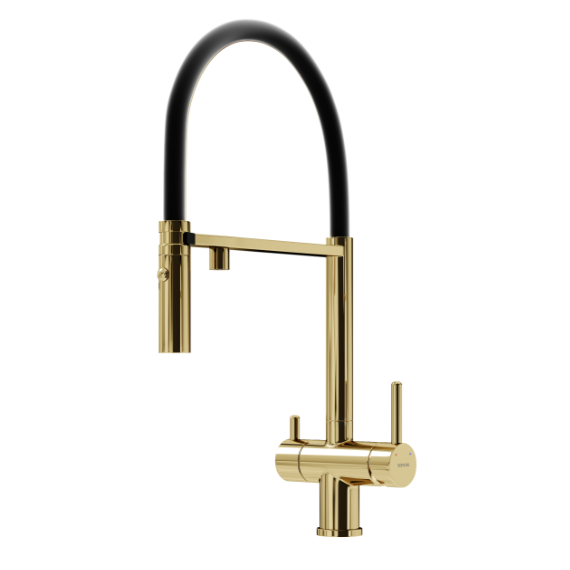 Смеситель для кухни Sancos Imola SC4010ZG, полированное золото - фото 