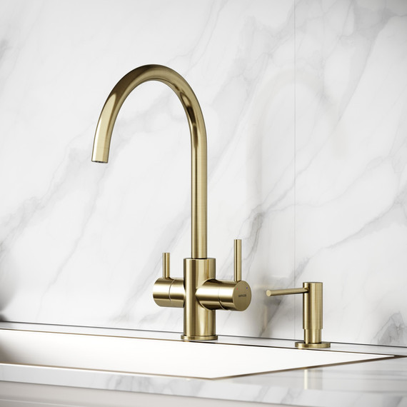 Смеситель для кухни Sancos Taper SC4012BG, брашированное золото - фото 6