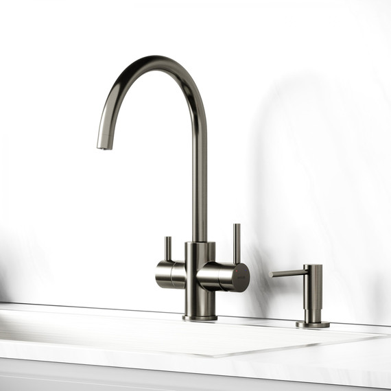 Смеситель для кухни Sancos Taper SC4012GG, вороненая сталь - фото 6