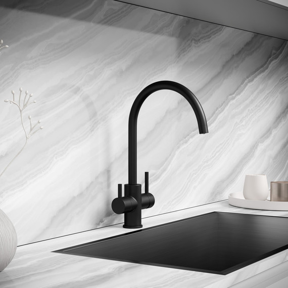 Смеситель для кухни Sancos Taper SC4012MB, чёрный матовый - фото 2