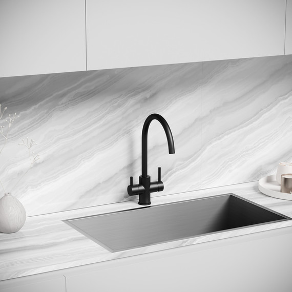 Смеситель для кухни Sancos Taper SC4012MB, чёрный матовый - фото 3