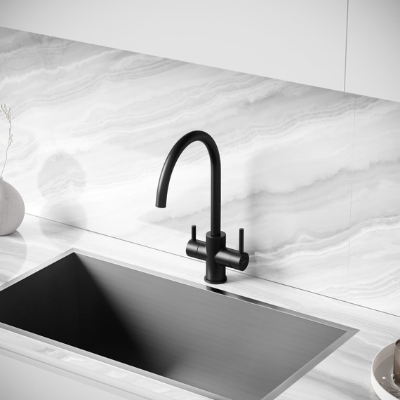 Смеситель для кухни Sancos Taper SC4012MB, чёрный матовый - фото 5