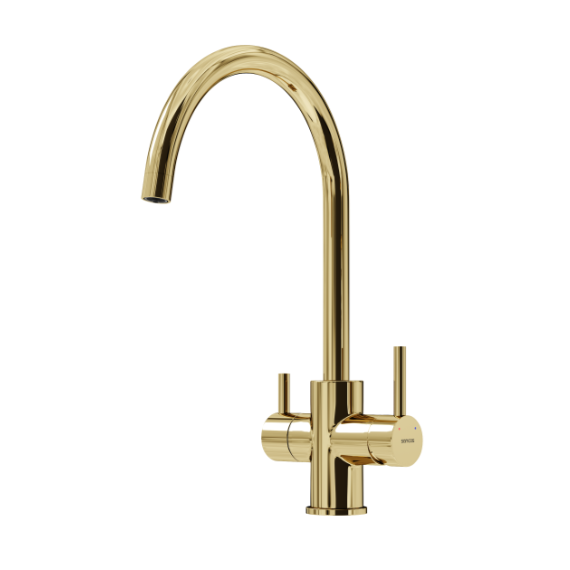 Смеситель для кухни Sancos Taper SC4012ZG, полированное золото - фото 