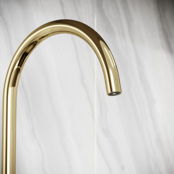 Смеситель для кухни Sancos Taper SC4012ZG, полированное золото - фото 7