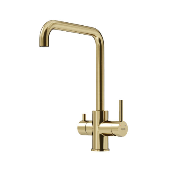 Смеситель для кухни Sancos Vela SC4013BG, брашированное золото - фото 