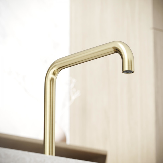 Смеситель для кухни Sancos Vela SC4013BG, брашированное золото - фото 5