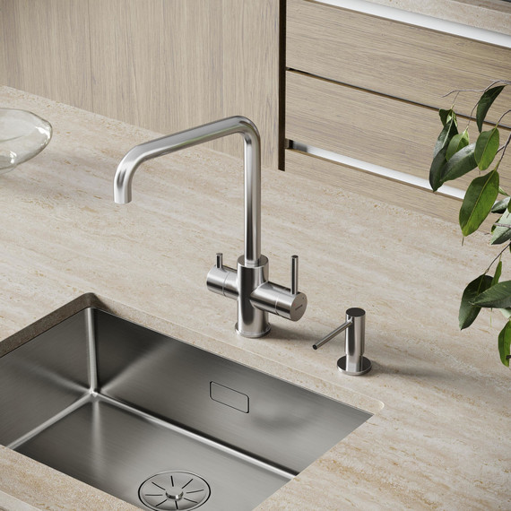 Смеситель для кухни Sancos Vela SC4013BN, брашированный никель - фото 3