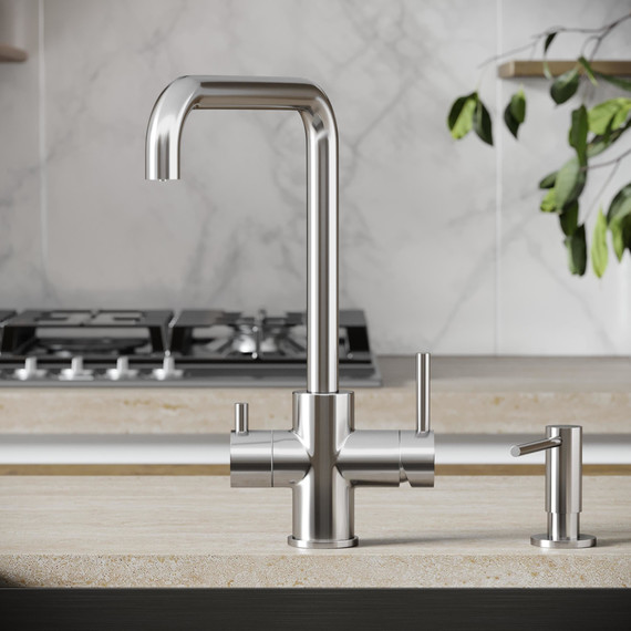 Смеситель для кухни Sancos Vela SC4013BN, брашированный никель - фото 4