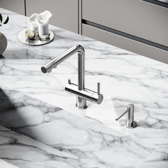 Смеситель для кухни Sancos Foster SC4014BN, брашированный никель - фото 4