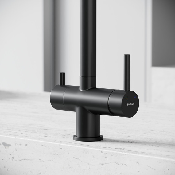 Смеситель для кухни Sancos Foster SC4014MB, чёрный матовый - фото 7