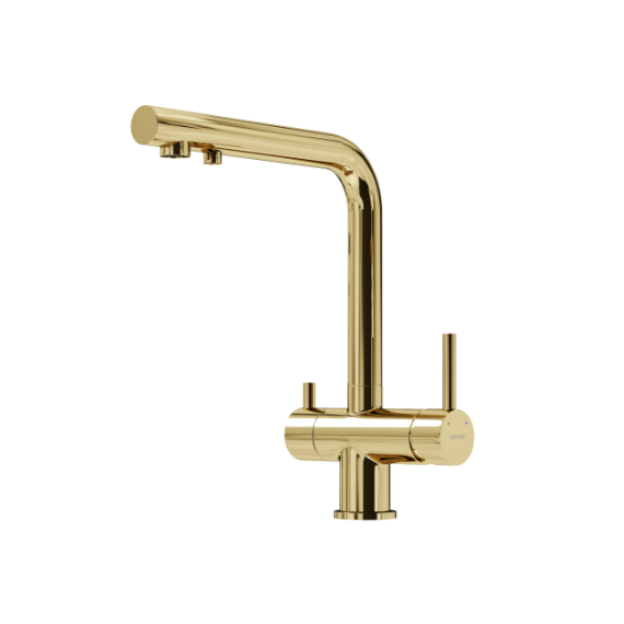 Смеситель для кухни Sancos Foster SC4014ZG, полированное золото - фото 