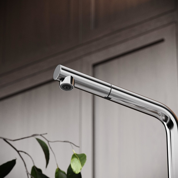 Смеситель для кухни Sancos Spin SC4015BN, брашированный никель - фото 5