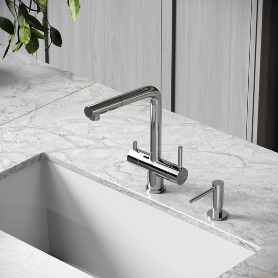 Смеситель для кухни Sancos Spin SC4015CH - фото 3