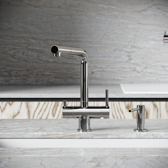 Смеситель для кухни Sancos Spin SC4015CH - фото 4