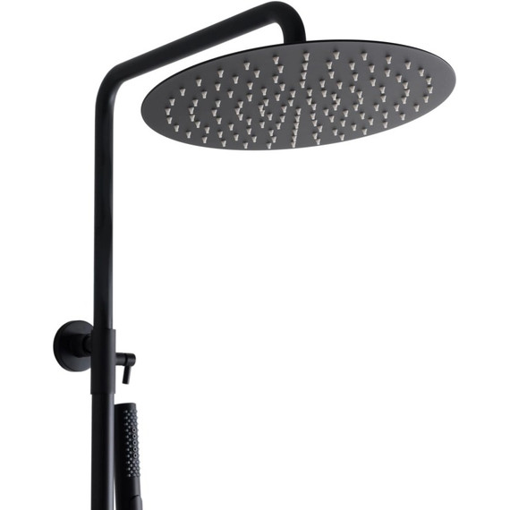 Душевая стойка с термостатом Allen Brau Fantasy 5.11001-31, чёрный матовый - фото 3