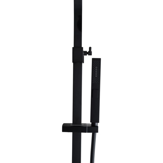 Душевая стойка Allen Brau Infinity 5.21012-31, чёрный матовый - фото 3