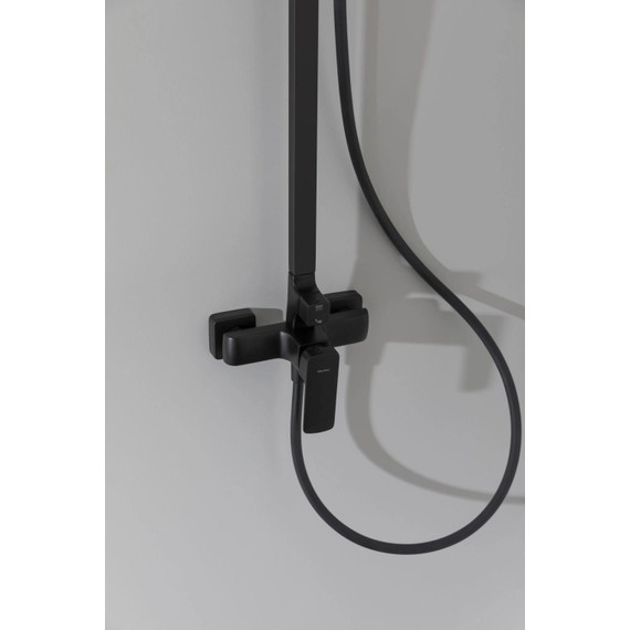 Душевая стойка Allen Brau Infinity 5.21012-31, чёрный матовый - фото 6