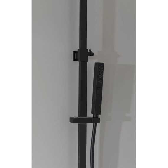 Душевая стойка Allen Brau Infinity 5.21012-31, чёрный матовый - фото 7