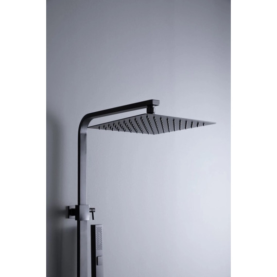 Душевая стойка Allen Brau Infinity 5.21029-31, чёрный матовый - фото 11