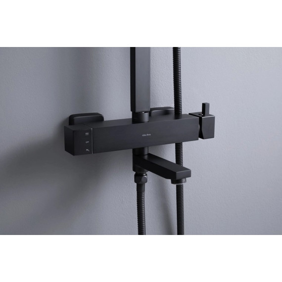 Душевая стойка Allen Brau Infinity 5.21029-31, чёрный матовый - фото 13