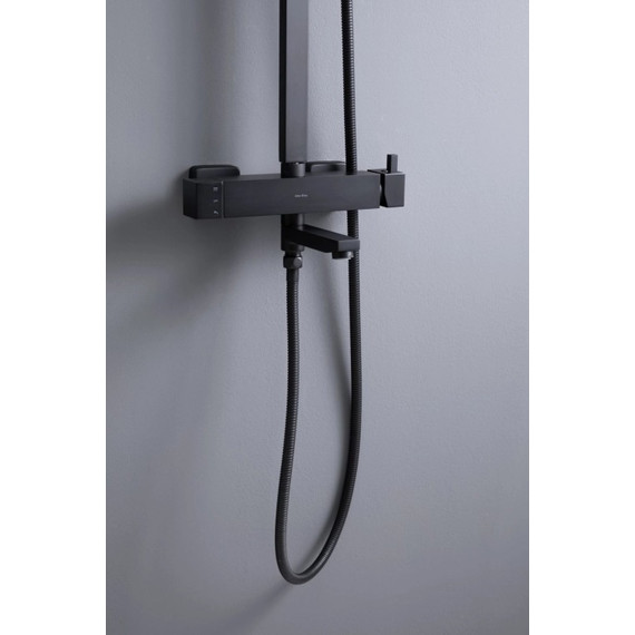 Душевая стойка Allen Brau Infinity 5.21029-31, чёрный матовый - фото 14