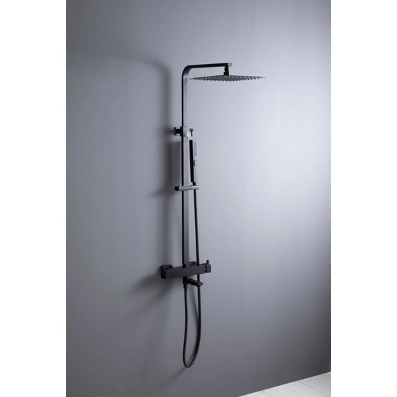 Душевая стойка Allen Brau Infinity 5.21029-31, чёрный матовый - фото 15