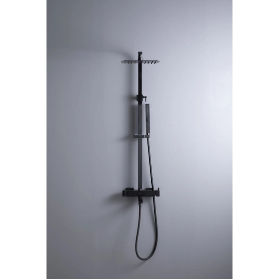 Душевая стойка Allen Brau Infinity 5.21029-31, чёрный матовый - фото 16