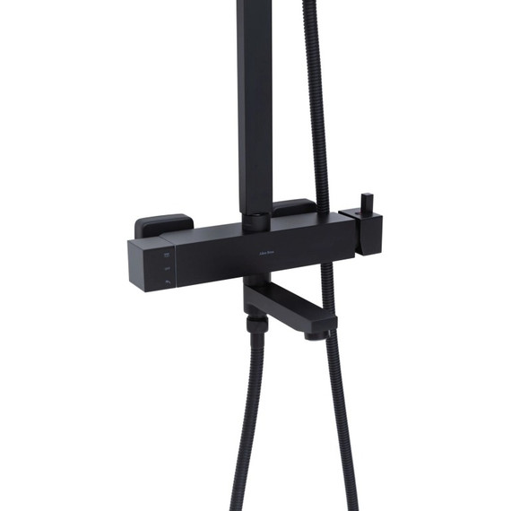 Душевая стойка Allen Brau Infinity 5.21029-31, чёрный матовый - фото 4