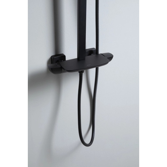 Душевая стойка Allen Brau Infinity 5.21030-31, чёрный матовый - фото 12