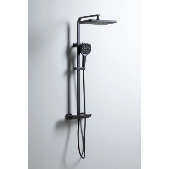 Душевая стойка Allen Brau Infinity 5.21030-31, чёрный матовый - фото 13