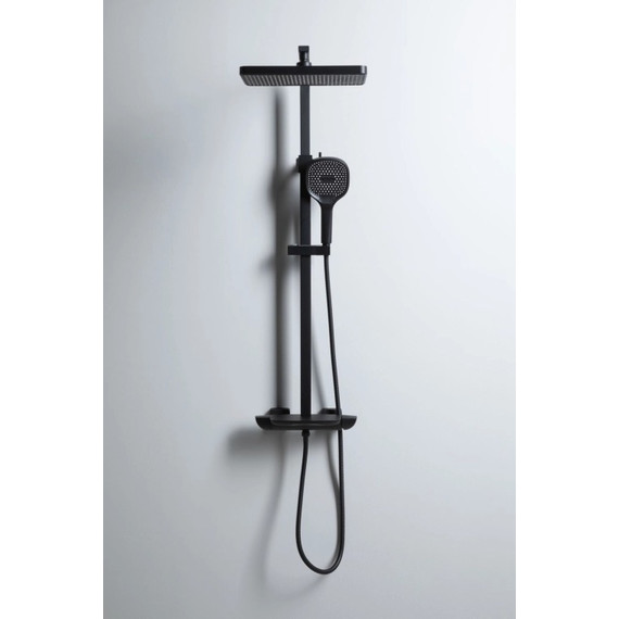 Душевая стойка Allen Brau Infinity 5.21030-31, чёрный матовый - фото 14