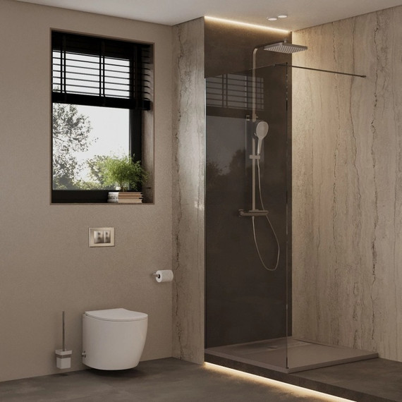 Душевая стойка Allen Brau Infinity 5.21030-31, чёрный матовый - фото 15