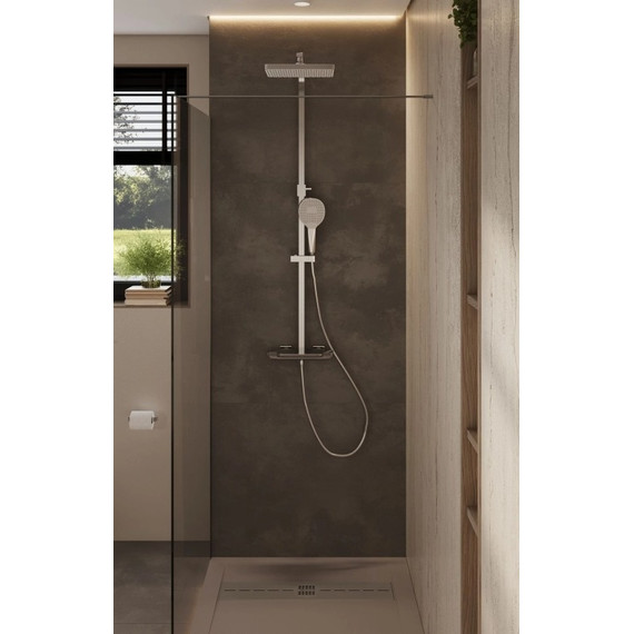 Душевая стойка Allen Brau Infinity 5.21030-31, чёрный матовый - фото 16