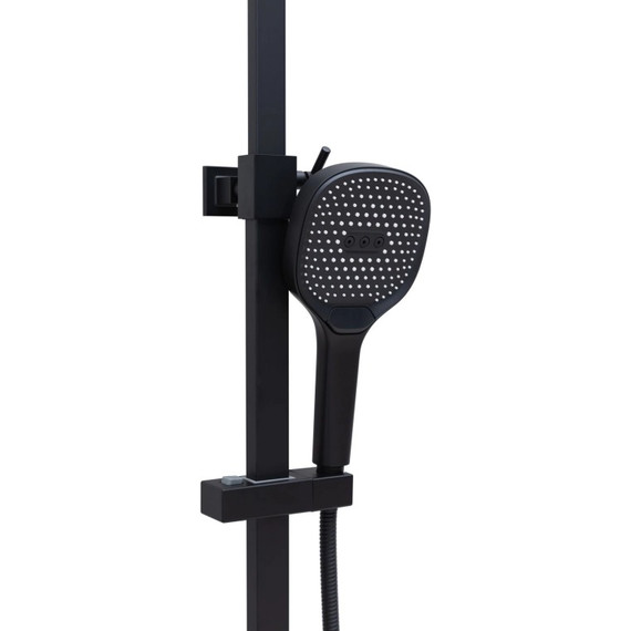 Душевая стойка Allen Brau Infinity 5.21030-31, чёрный матовый - фото 3