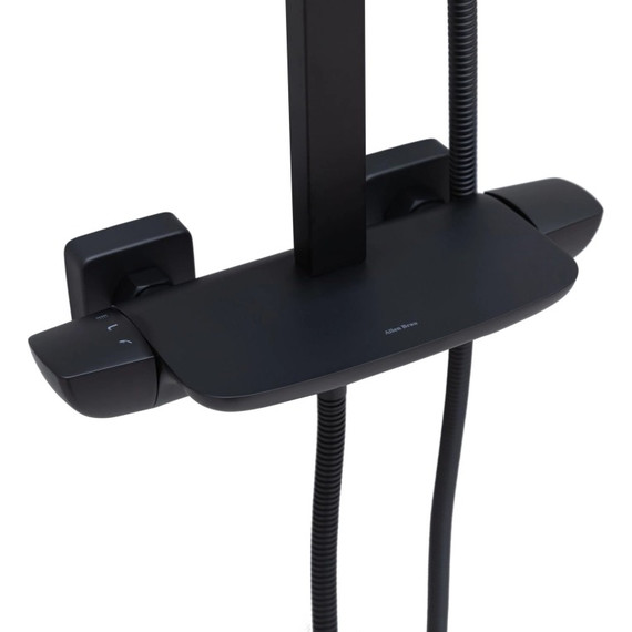 Душевая стойка Allen Brau Infinity 5.21030-31, чёрный матовый - фото 5