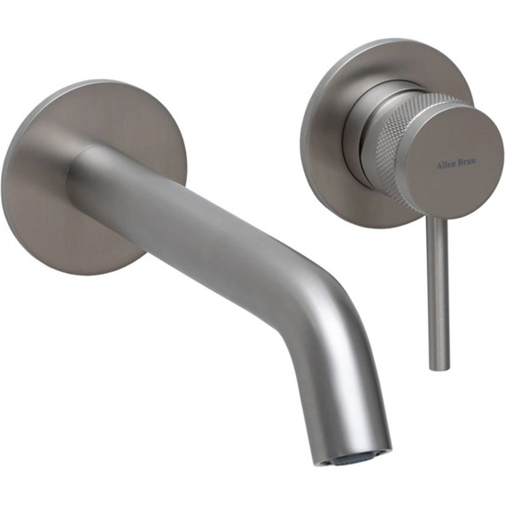Смеситель для раковины настенный Allen Brau Priority 5.31030-BN (со скрытой частью) никель - фото 