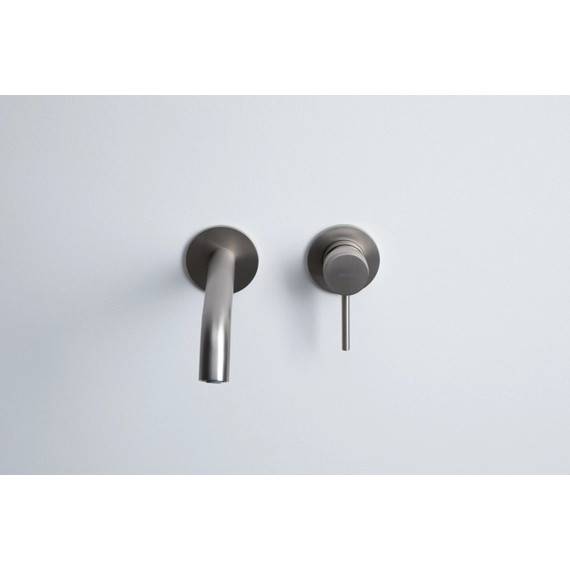 Смеситель для раковины настенный Allen Brau Priority 5.31030-BN (со скрытой частью) никель - фото 7