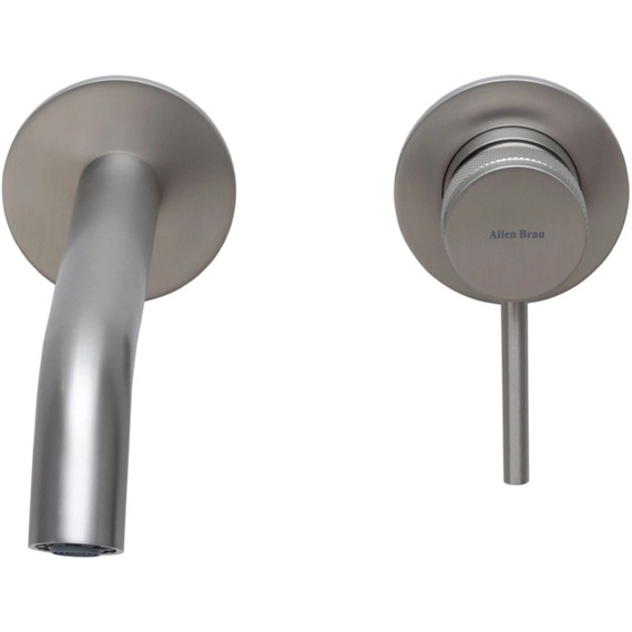 Смеситель для раковины настенный Allen Brau Priority 5.31030-BN (со скрытой частью) никель - фото 2