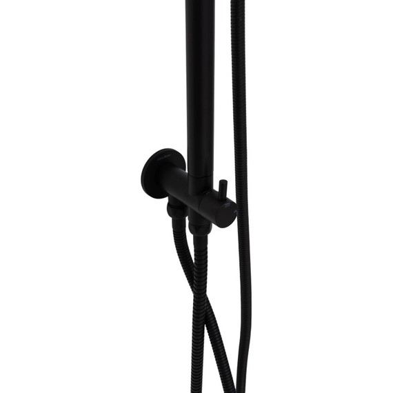 Душевая стойка Allen Brau Priority 5.31031-31, чёрный матовый - фото 4