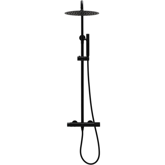 Душевая стойка Allen Brau Liberty 5.33007-31, чёрный матовый - фото 5