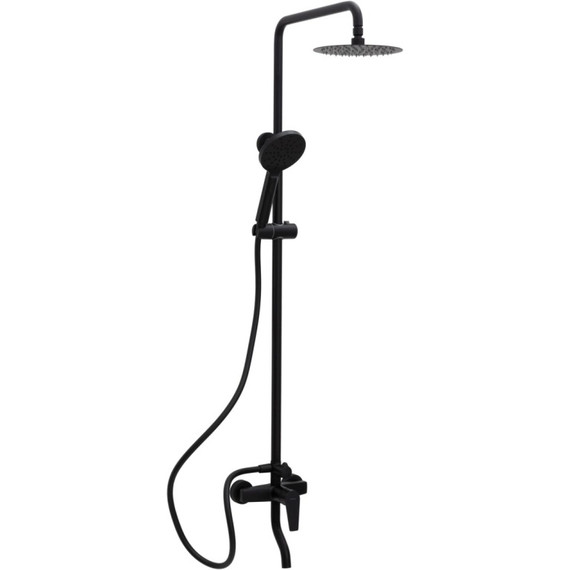 Душевая стойка Allen Brau Eclipse 5.E1007-31, чёрный матовый - фото 