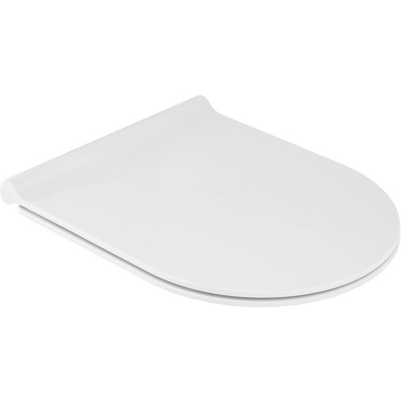 Инсталляция с подвесным безободковым унитазом Jacob Delafon Aleo E21731RU-BL, сиденье с тонкой крышкой микролифт - фото 5