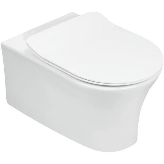 Инсталляция с подвесным безободковым унитазом Jacob Delafon Aleo E21731RU-CP, сиденье с тонкой крышкой микролифт - фото 3