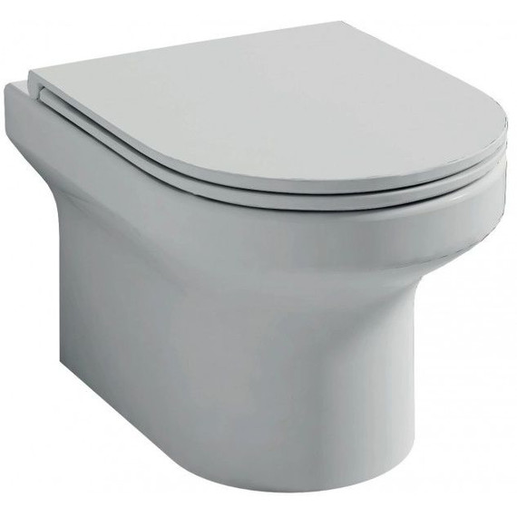 Инсталляция с подвесным безободковым унитазом Jacob Delafon Elite E21743RU-BL, сиденье с тонкой крышкой микролифт - фото 3