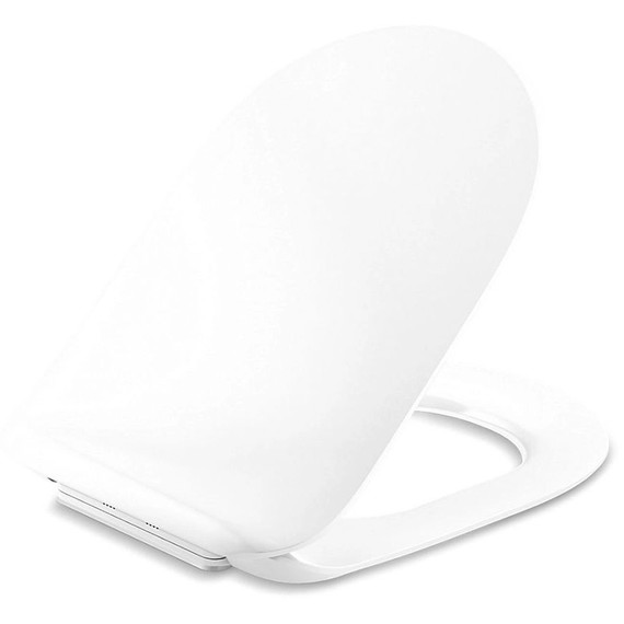 Инсталляция с подвесным безободковым унитазом Jacob Delafon Vive E28079RU-BL, сиденье с тонкой крышкой микролифт - фото 6