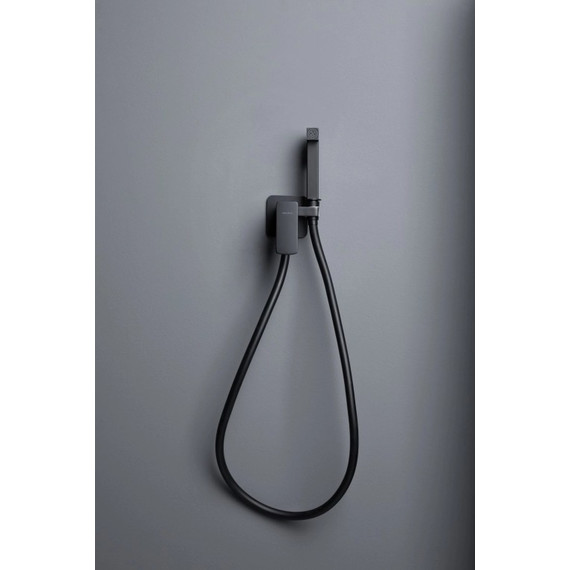 Набор для гигиенического душа Allen Brau Infinity 5.21005-31 (со скрытой частью) чёрный матовый - фото 5