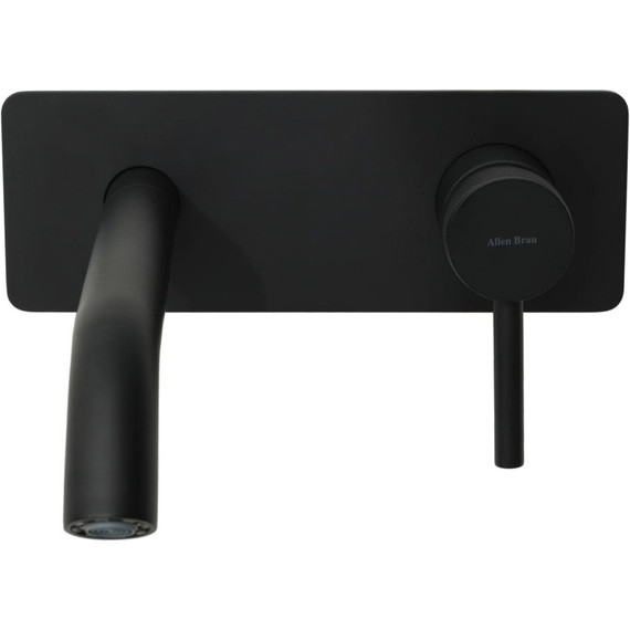 Смеситель для раковины настенный Allen Brau Priority 5.31003-31 (со скрытой частью) чёрный матовый - фото 4