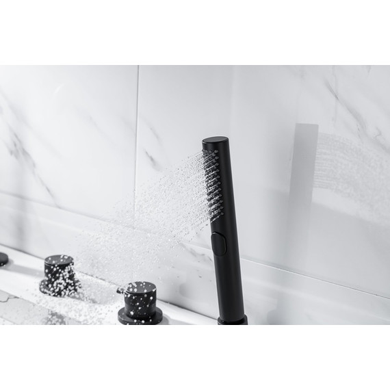 Смеситель для ванны Allen Brau Priority 5.31007-31, чёрный матовый - фото 19